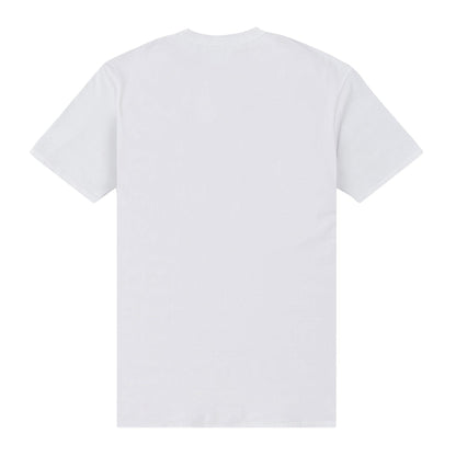 White - Back - Castrol Unisex Adult Racing Stripe T-Shirt