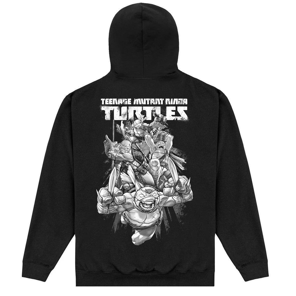 Black - Back - TMNT Unisex Adult Artist Series Mateus Santolouco Hoodie