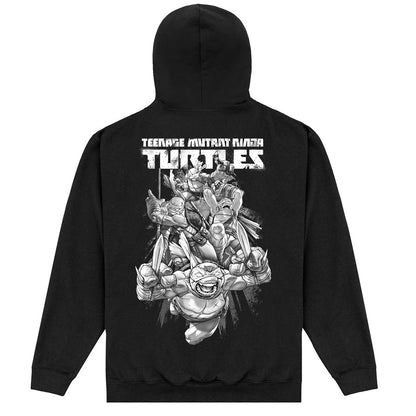 Black - Back - TMNT Unisex Adult Artist Series Mateus Santolouco Hoodie