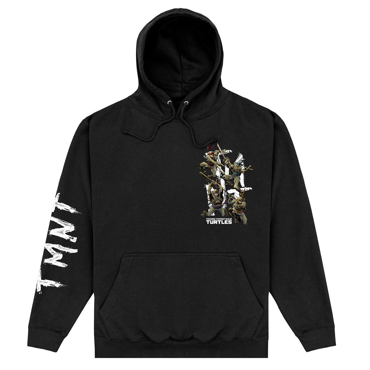 Black - Front - TMNT Unisex Adult Artist Series Dan Panosian Hoodie