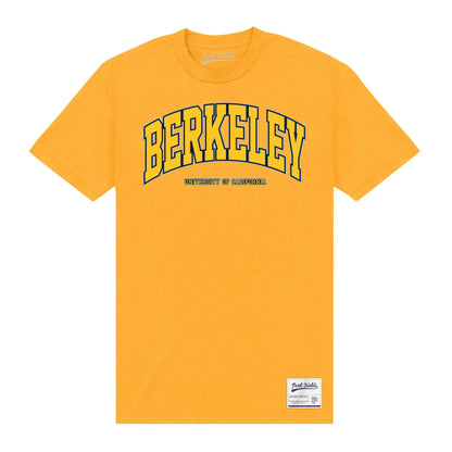 Gold - Front - UC Berkeley Unisex Adult T-Shirt