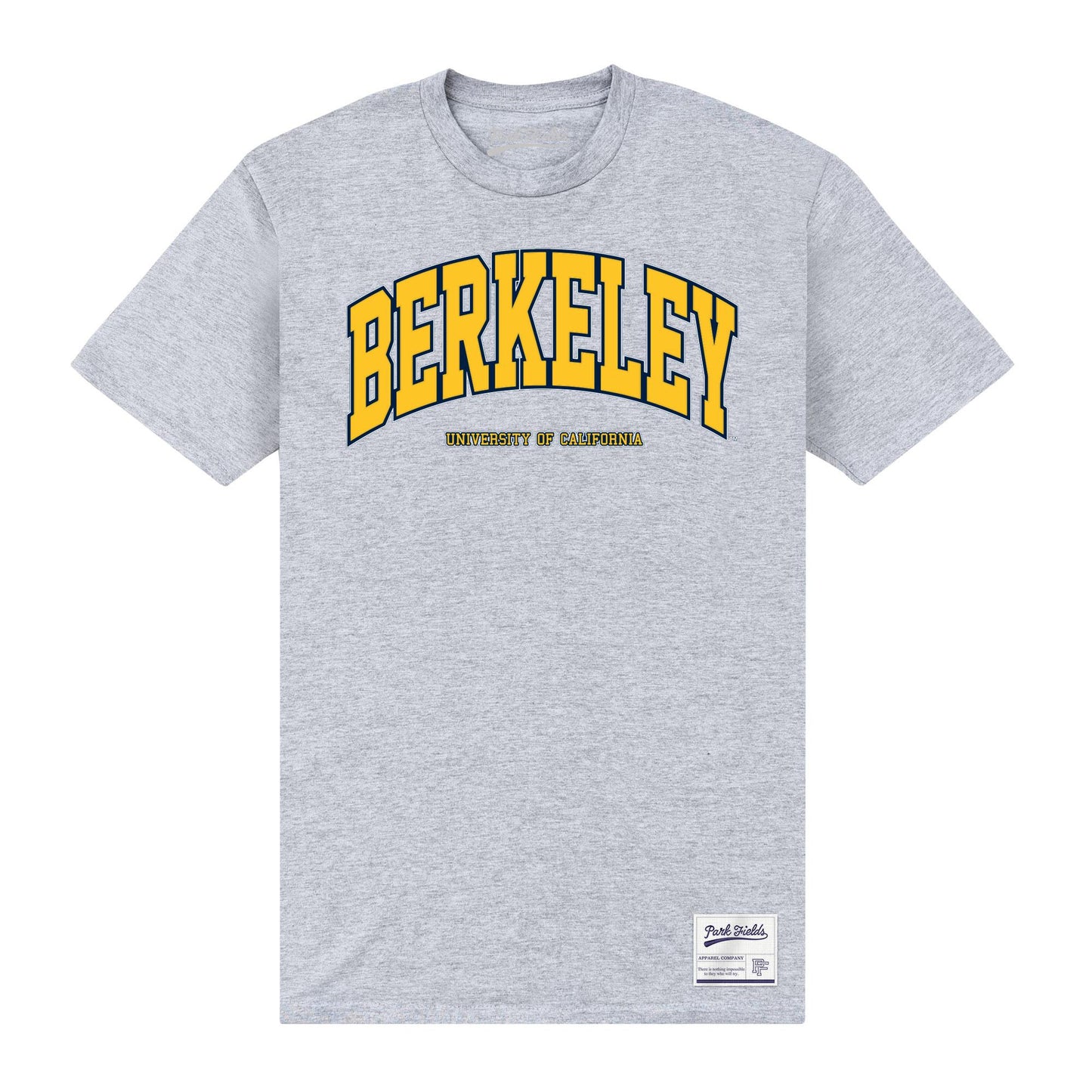 Heather Grey - Front - UC Berkeley Unisex Adult T-Shirt