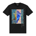 Black - Front - Apoh Unisex Adult Grey Felt Hat Vincent Van Gogh T-Shirt