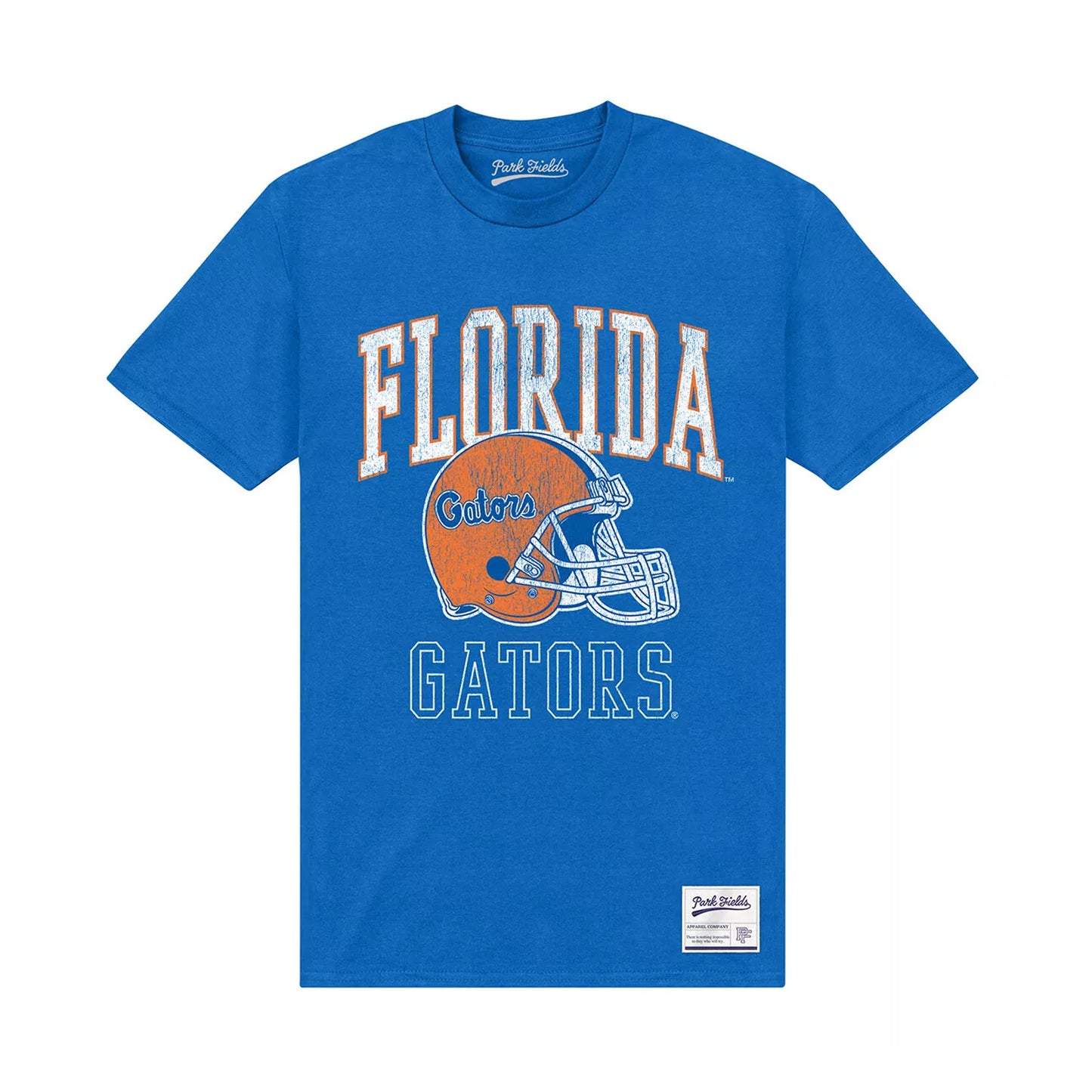 Royal Blue - Front - University Of Florida Unisex Adult Football T-Shirt