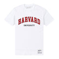 White - Front - Harvard University Unisex Adult Est 1636 T-Shirt