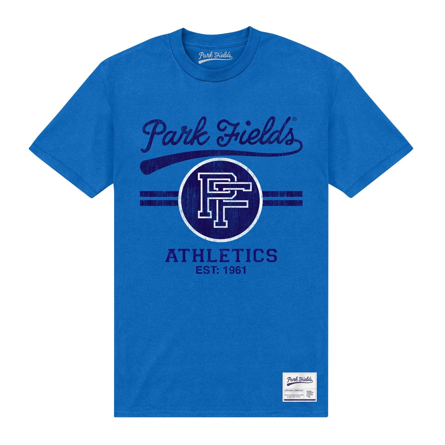 Royal Blue - Front - Park Fields Unisex Adult Heritage T-Shirt