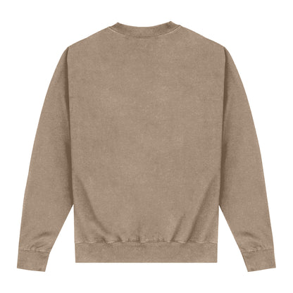 Oatmeal - Back - NASA Unisex Adult Apollo Sweatshirt