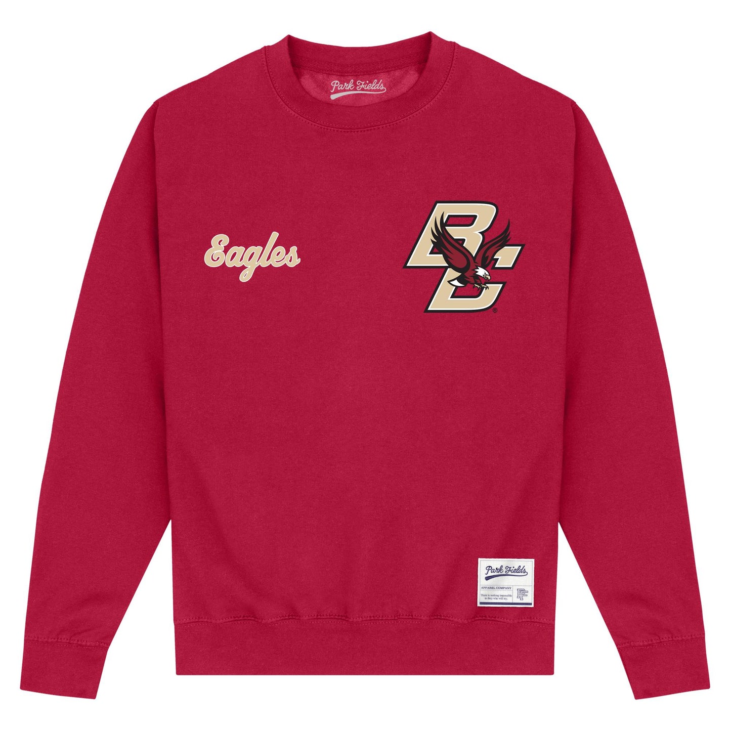 Maroon - Front - Boston College Unisex Adult BC Eagles Sweatshirt