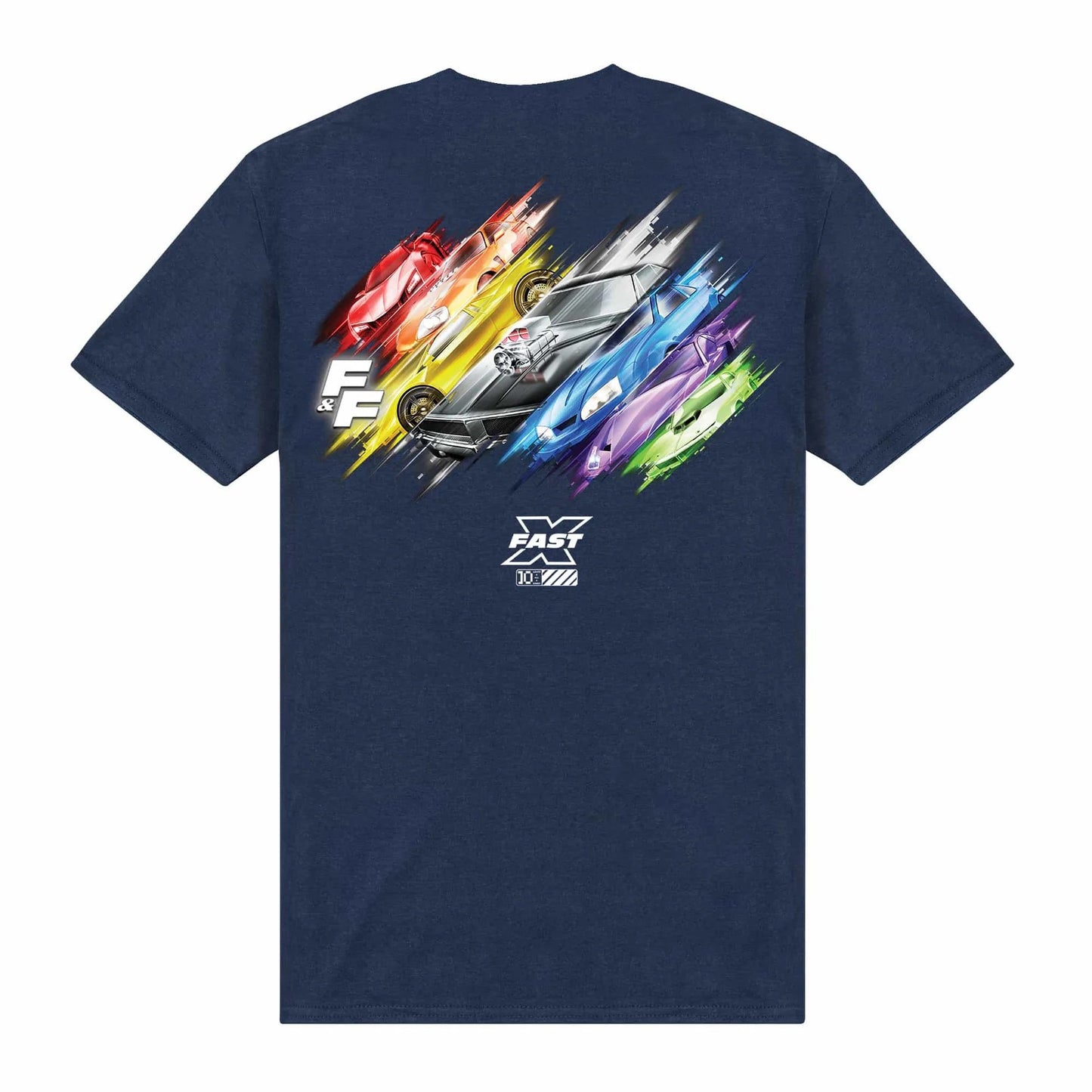 Navy Blue - Back - Fast X Unisex Adult Different Strokes T-Shirt