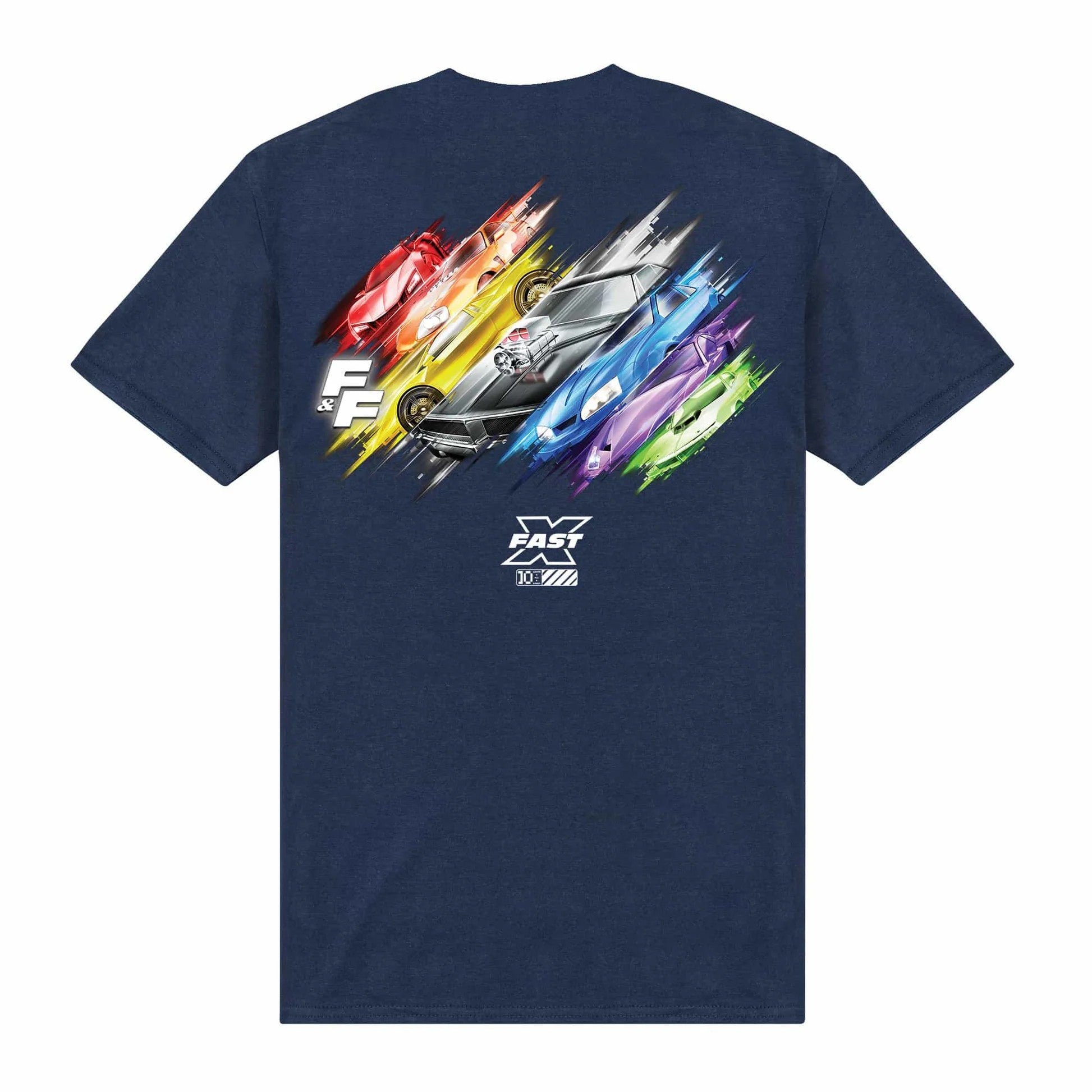 Navy Blue - Back - Fast X Unisex Adult Different Strokes T-Shirt