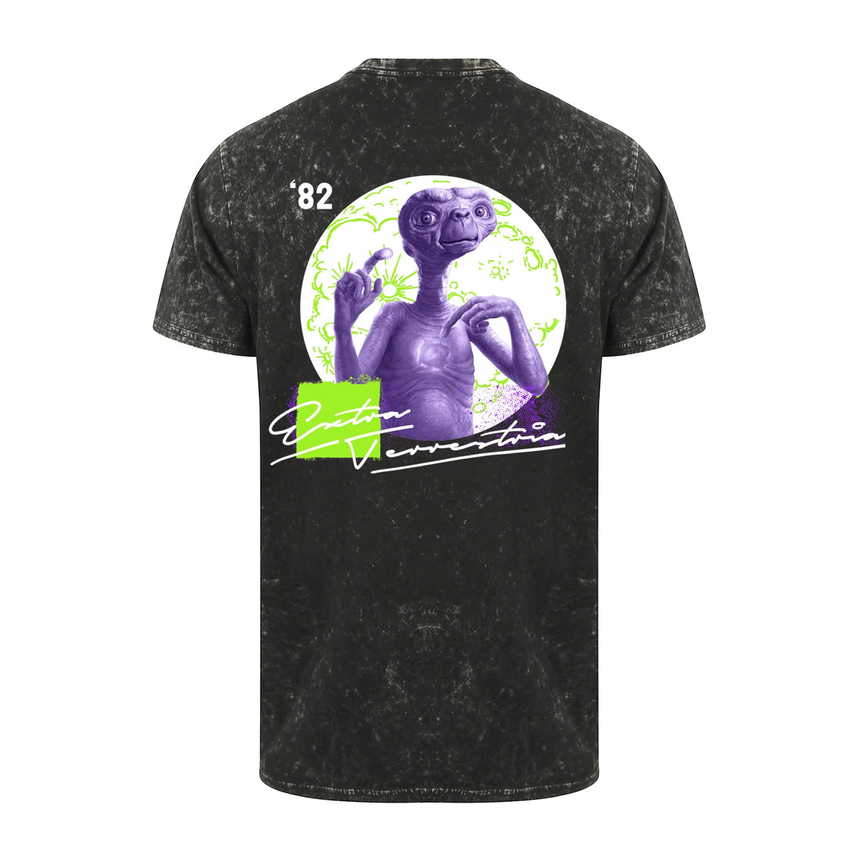 E.T. the Extra-Terrestrial Unisex Adult Acid Wash T-Shirt | Discounts ...