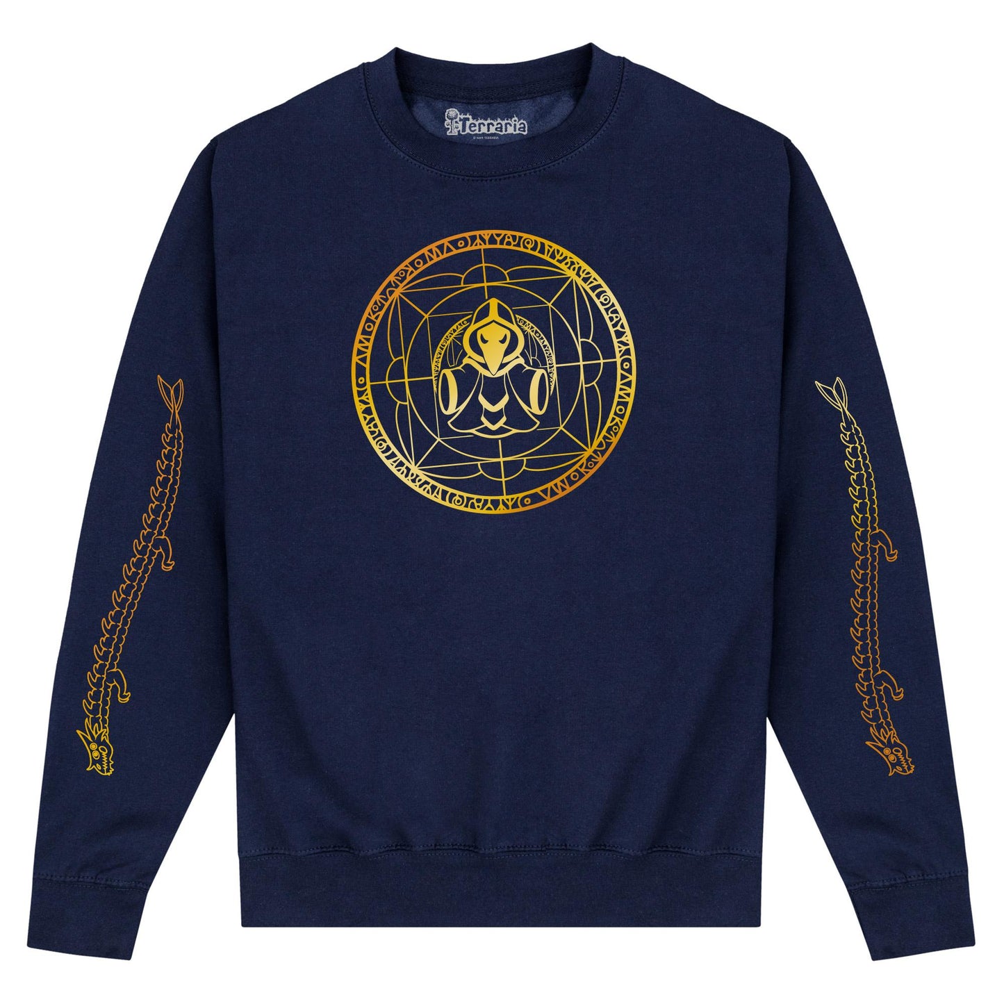 Navy Blue - Front - Terraria Unisex Adult Emblem Sweatshirt