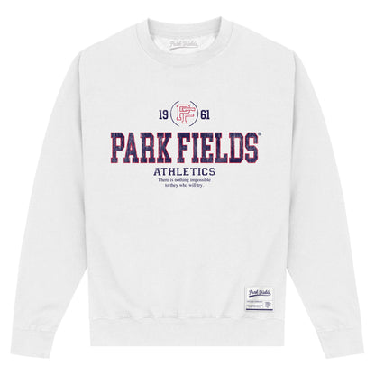 White - Front - Park Fields Unisex Adult Try Sweatshirt