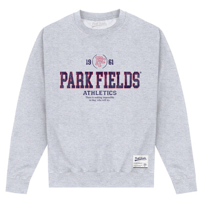 Heather Grey - Front - Park Fields Unisex Adult Try Sweatshirt