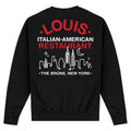 Black - Back - The Godfather Unisex Adult Louis Restaurant Sweatshirt