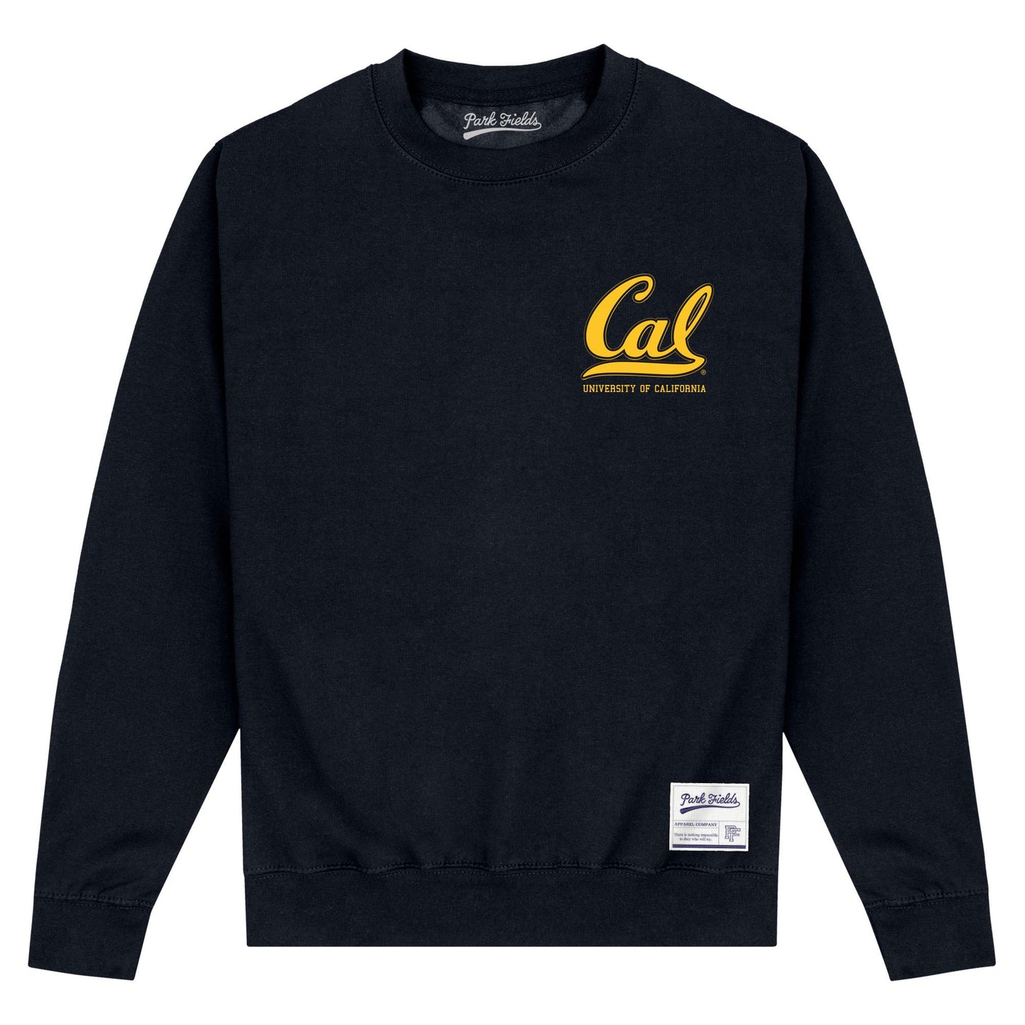 Black - Front - UC Berkeley Unisex Adult Cal Sweatshirt
