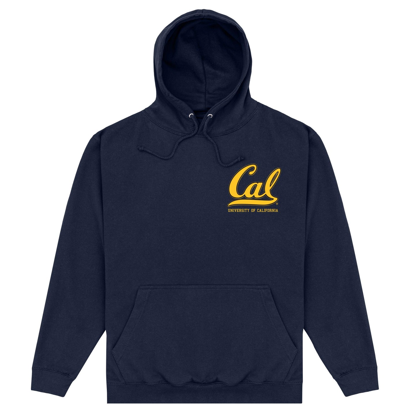 Navy Blue - Front - UC Berkeley Unisex Adult Cal Hoodie