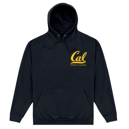 Black - Front - UC Berkeley Unisex Adult Cal Hoodie