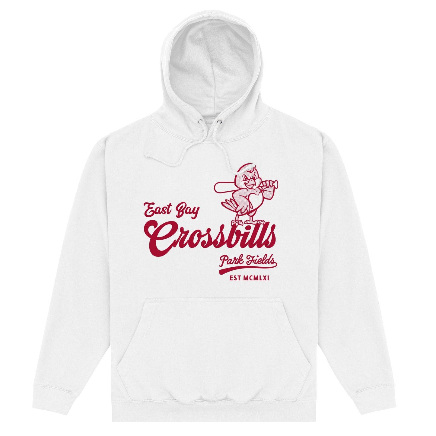 White - Front - Park Fields Unisex Adult Crossbills Hoodie