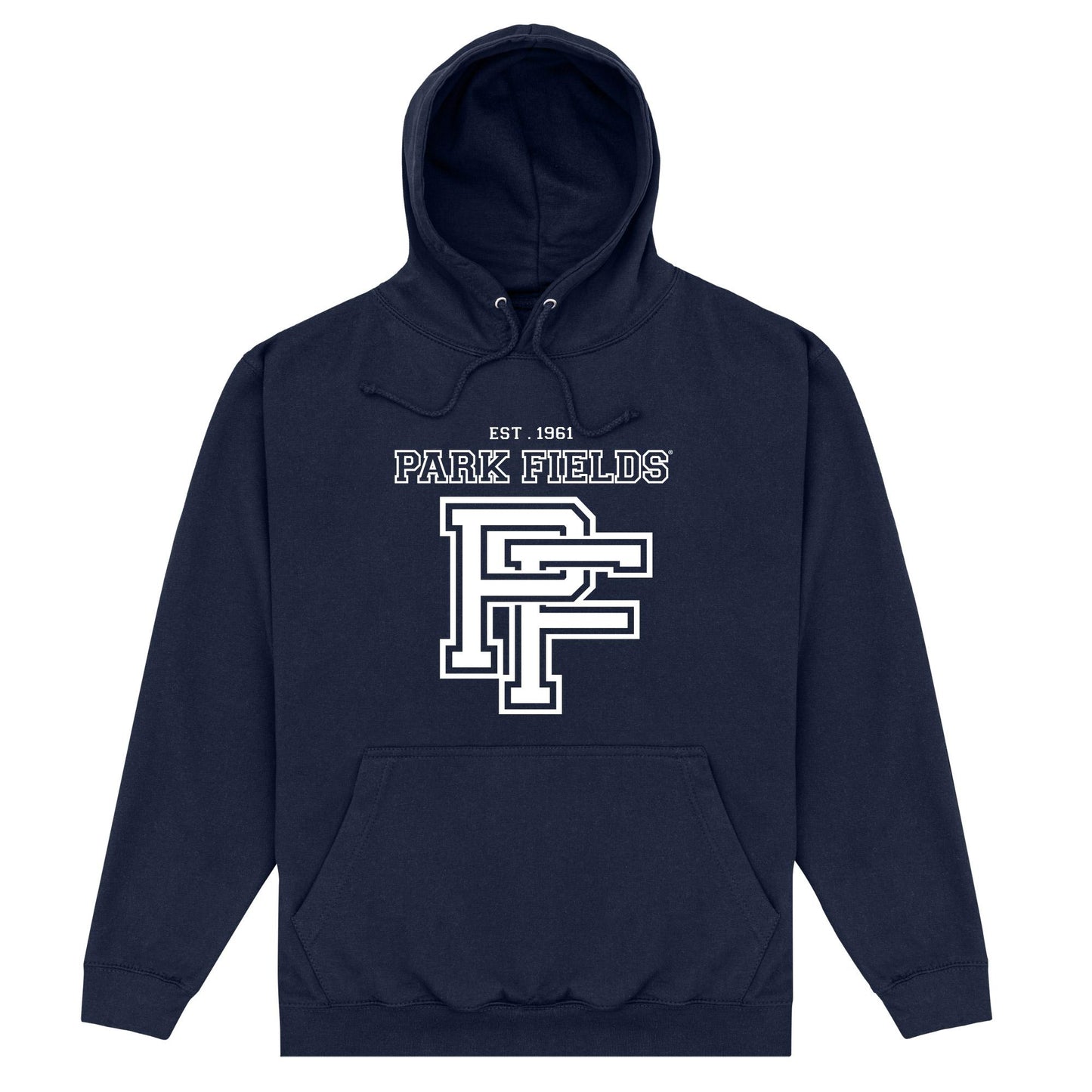 Navy Blue - Front - Park Fields Unisex Adult Icon Hoodie