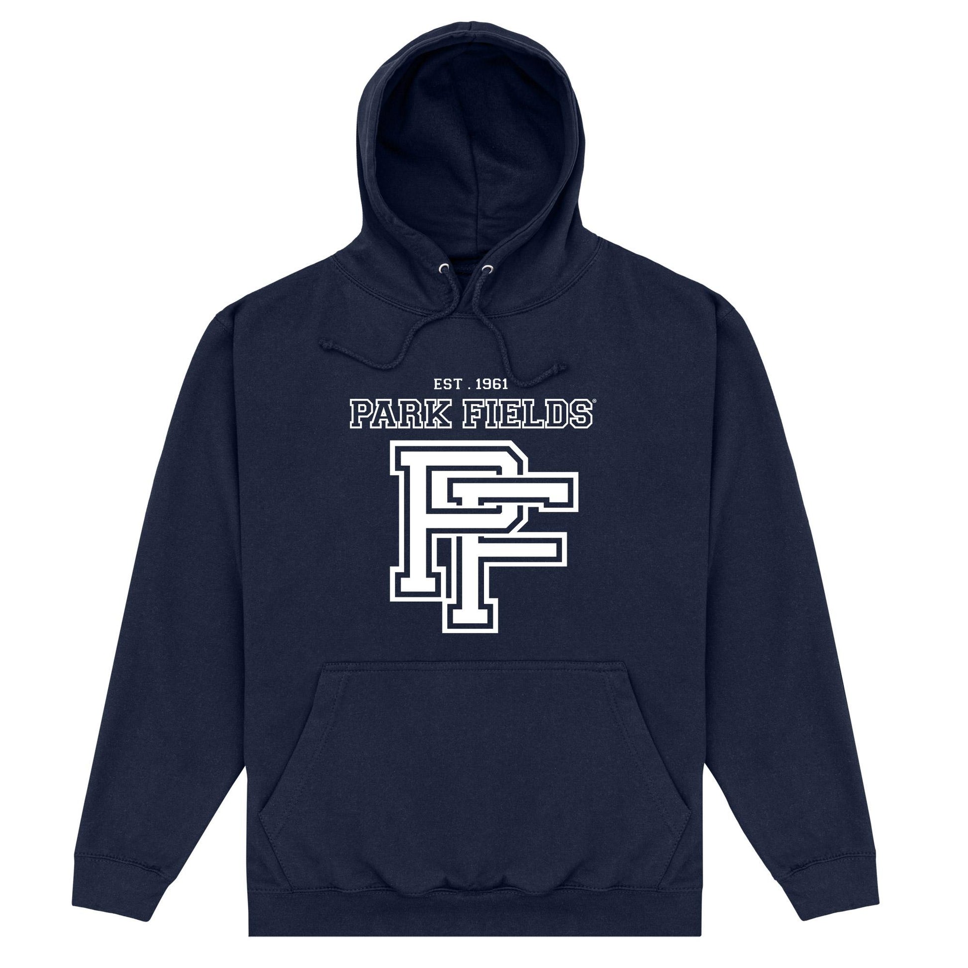 Navy Blue - Front - Park Fields Unisex Adult Icon Hoodie