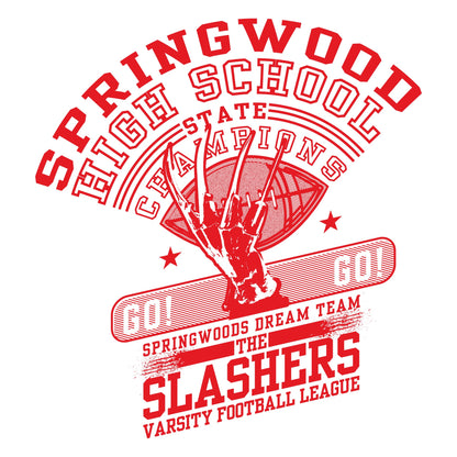 White - Side - A Nightmare On Elm Street Unisex Adult Springwood T-Shirt