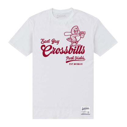 White - Front - Park Fields Unisex Adult Crossbills T-Shirt