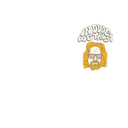 Nude - Side - The Big Lebowski Unisex Adult In Dude We Trust Hoodie
