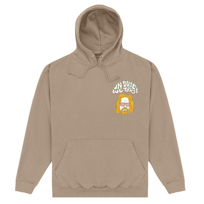 Nude - Front - The Big Lebowski Unisex Adult In Dude We Trust Hoodie