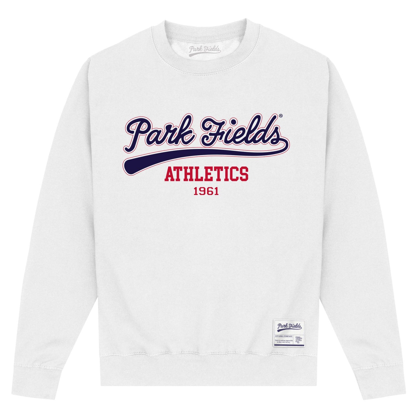 White - Front - Park Fields Unisex Adult Sixty One Sweatshirt