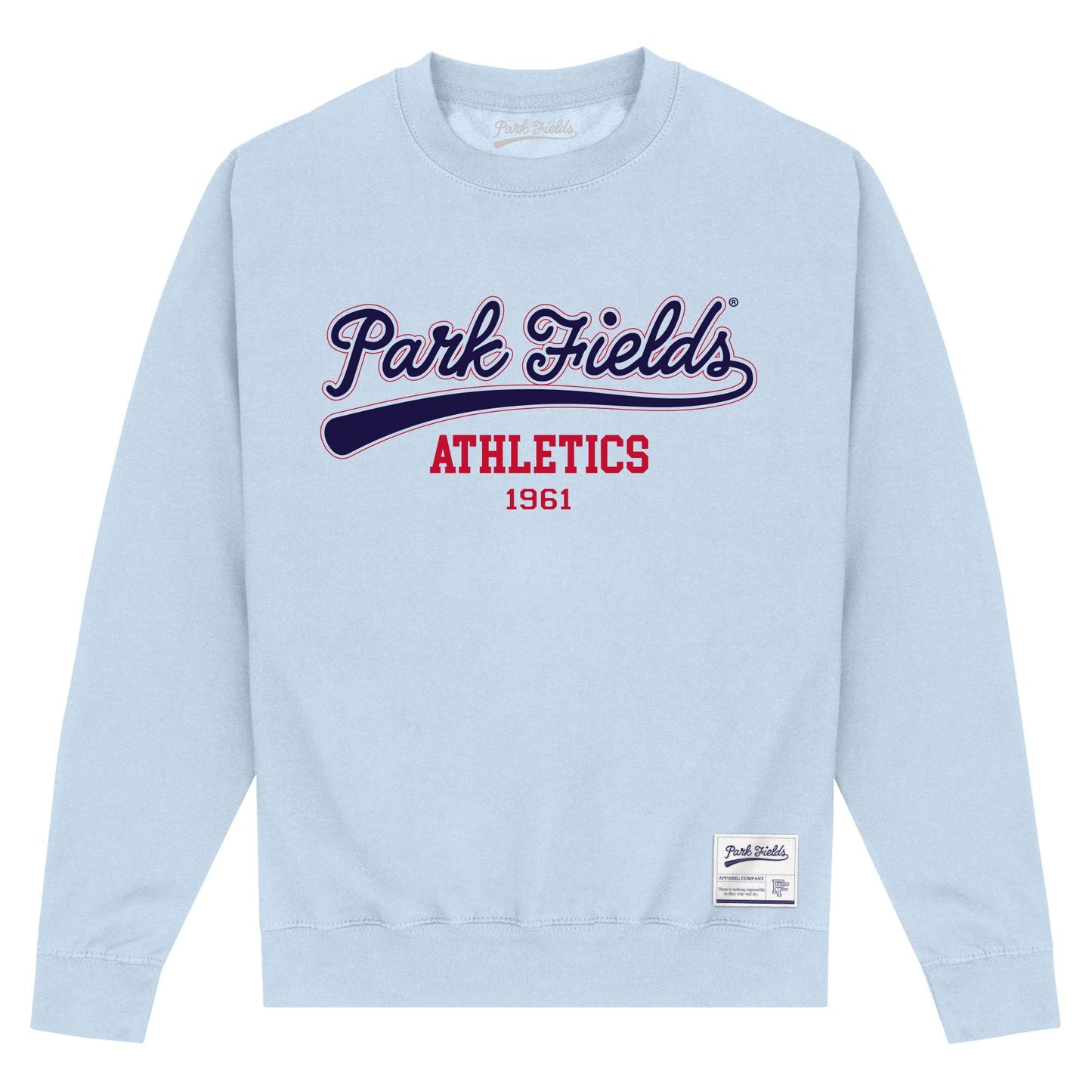 Sky Blue - Front - Park Fields Unisex Adult Sixty One Sweatshirt