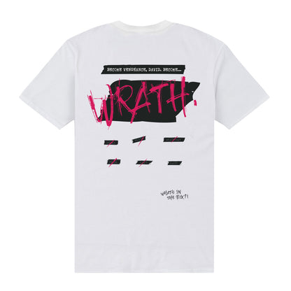 White - Back - Se7en Unisex Adult Wrath T-Shirt