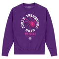 Purple - Front - Street Fighter Unisex Adult Juri´s Dojo Sweatshirt