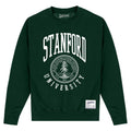 Black - Front - Stanford University Unisex Adult Crest Sweatshirt