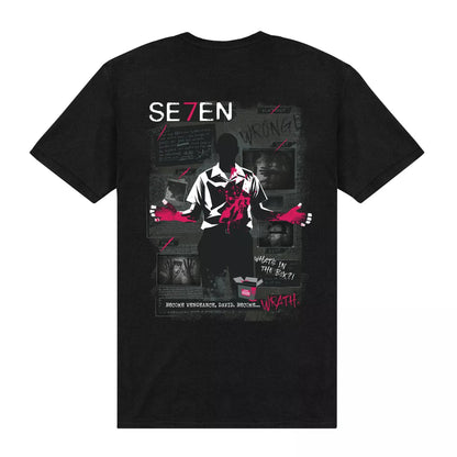 Black - Back - Se7en Unisex Adult Become Vengeance T-Shirt
