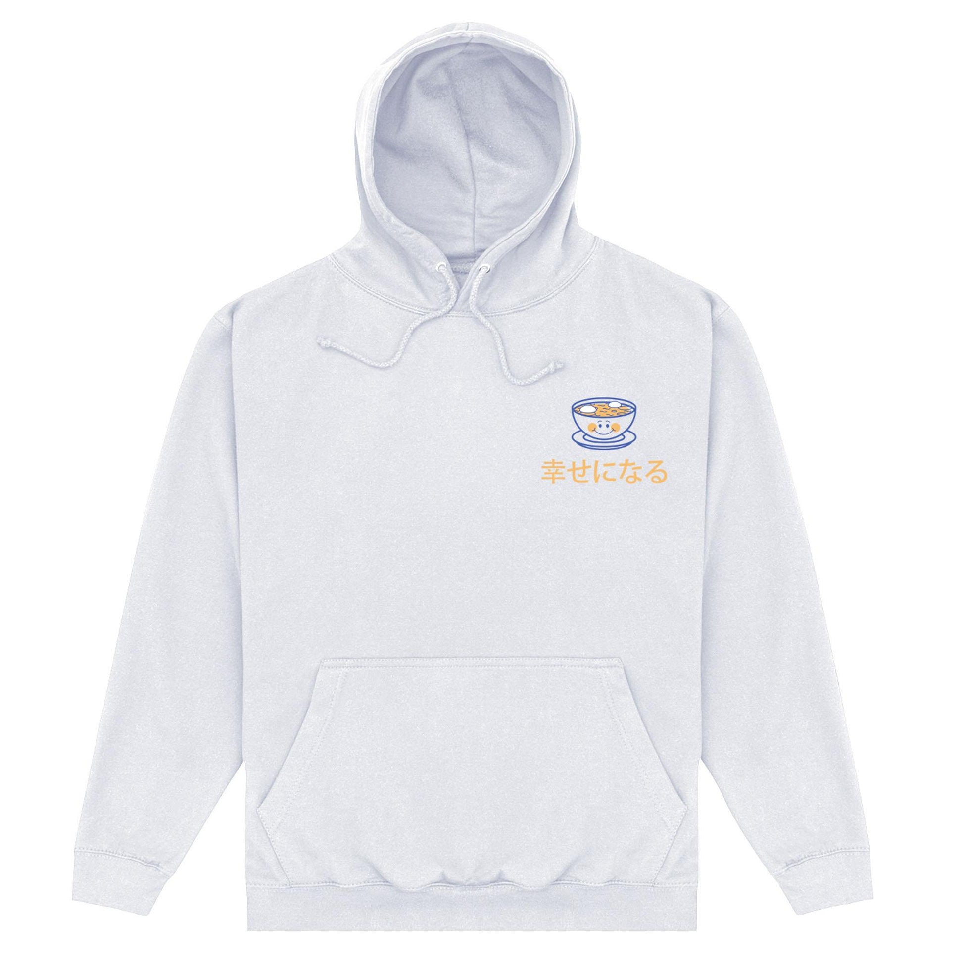 White - Front - The Original Ramen Company Unisex Adult Self Service Hoodie