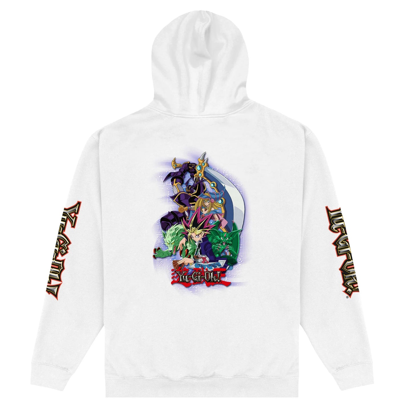 White - Back - Yu-Gi-Oh! Unisex Adult Group Hoodie
