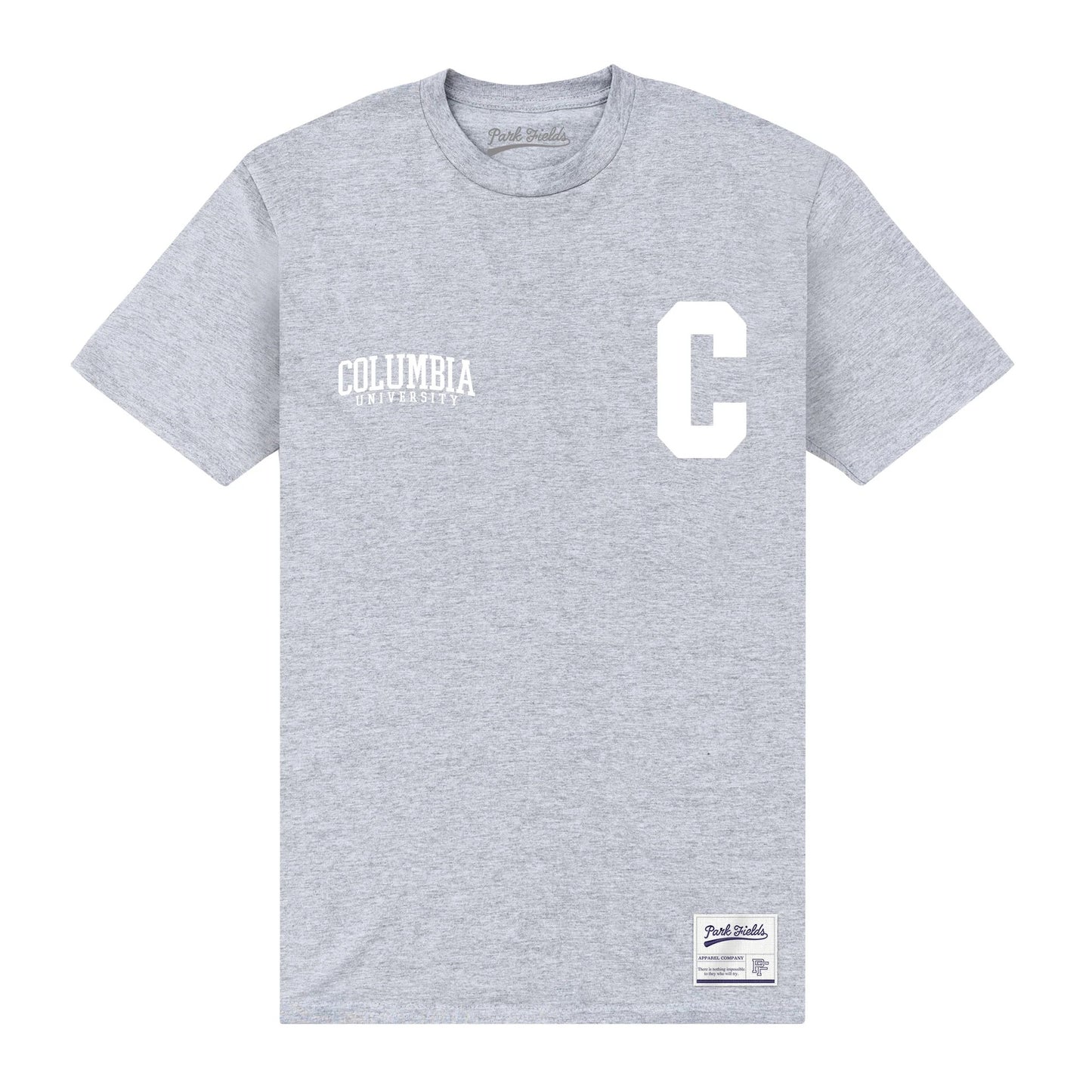 Heather Grey - Front - Columbia University Unisex Adult C Heather T-Shirt