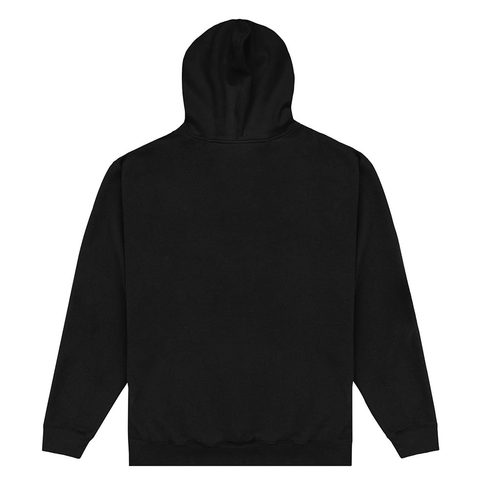 Black - Back - Anchorman Unisex Adult Panther Hoodie