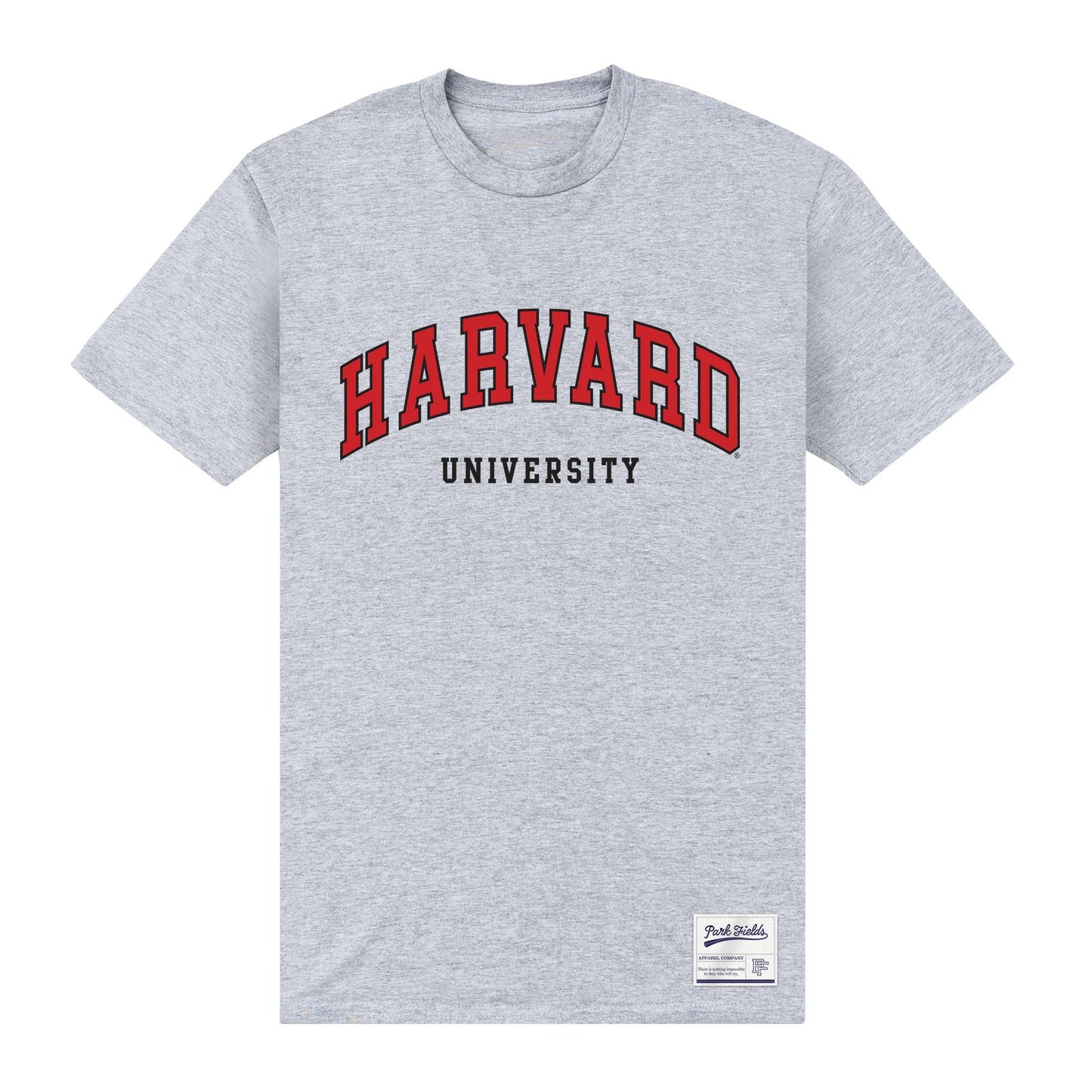 Heather Grey - Front - Harvard University Unisex Adult Script T-Shirt
