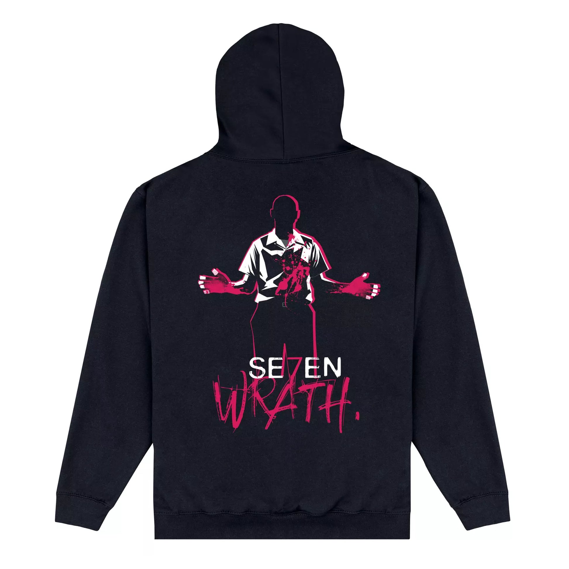 Black - Back - Se7en Unisex Adult Hoodie