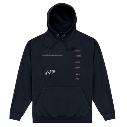 Black - Front - Se7en Unisex Adult Hoodie