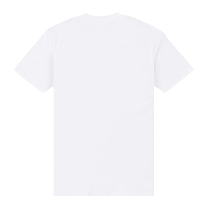 White - Back - Columbia University Unisex Adult Script T-Shirt