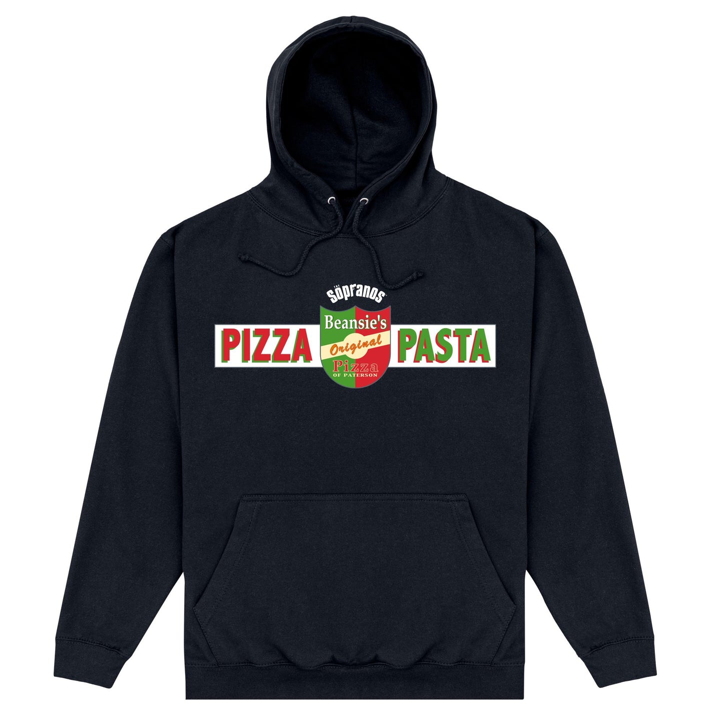 Black - Front - The Sopranos Unisex Adult Beansies Hoodie