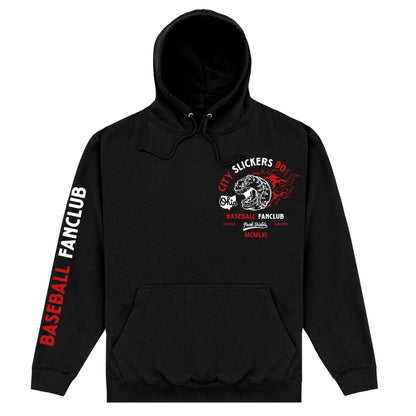 Black - Front - City Slickers Unisex Adult Ohio Baseball Fan Club Hoodie
