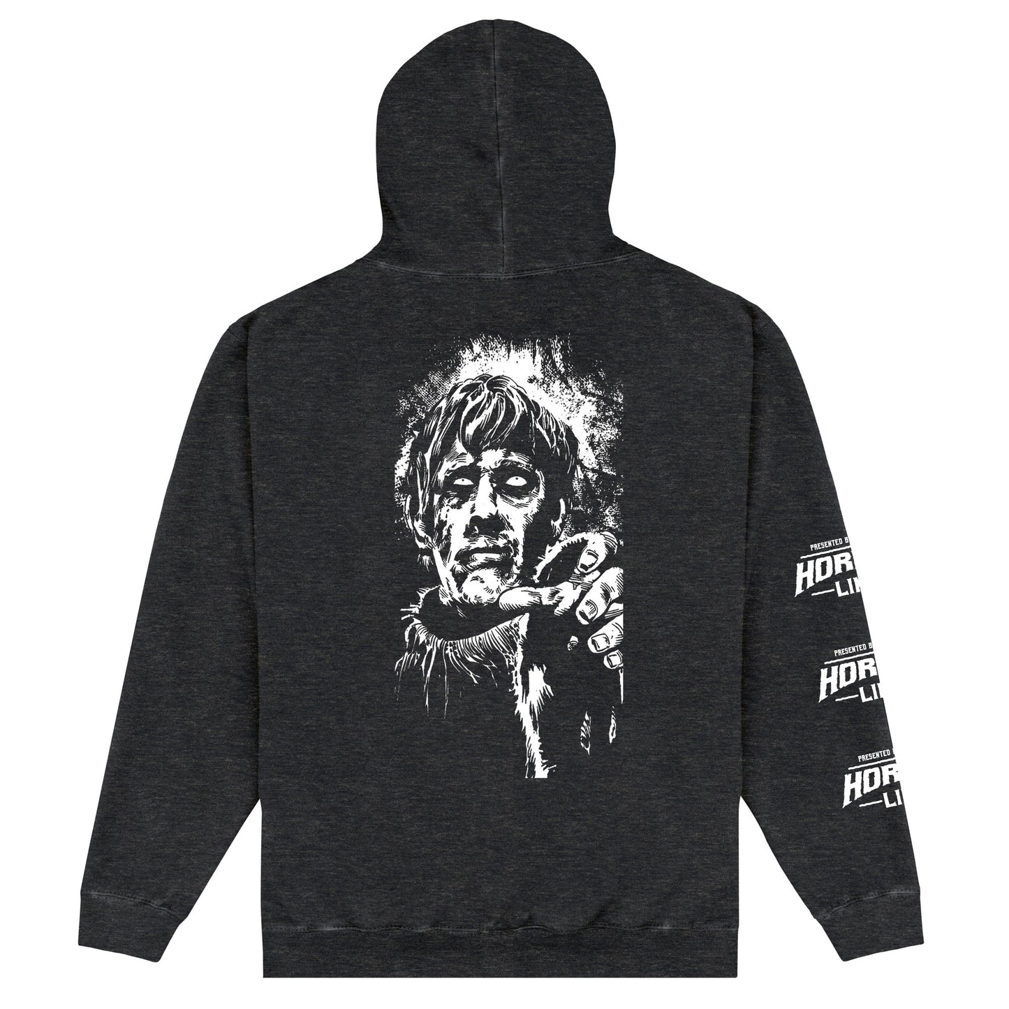 Black - Back - Horror Line Unisex Adult Plague Of The Zombie Hoodie