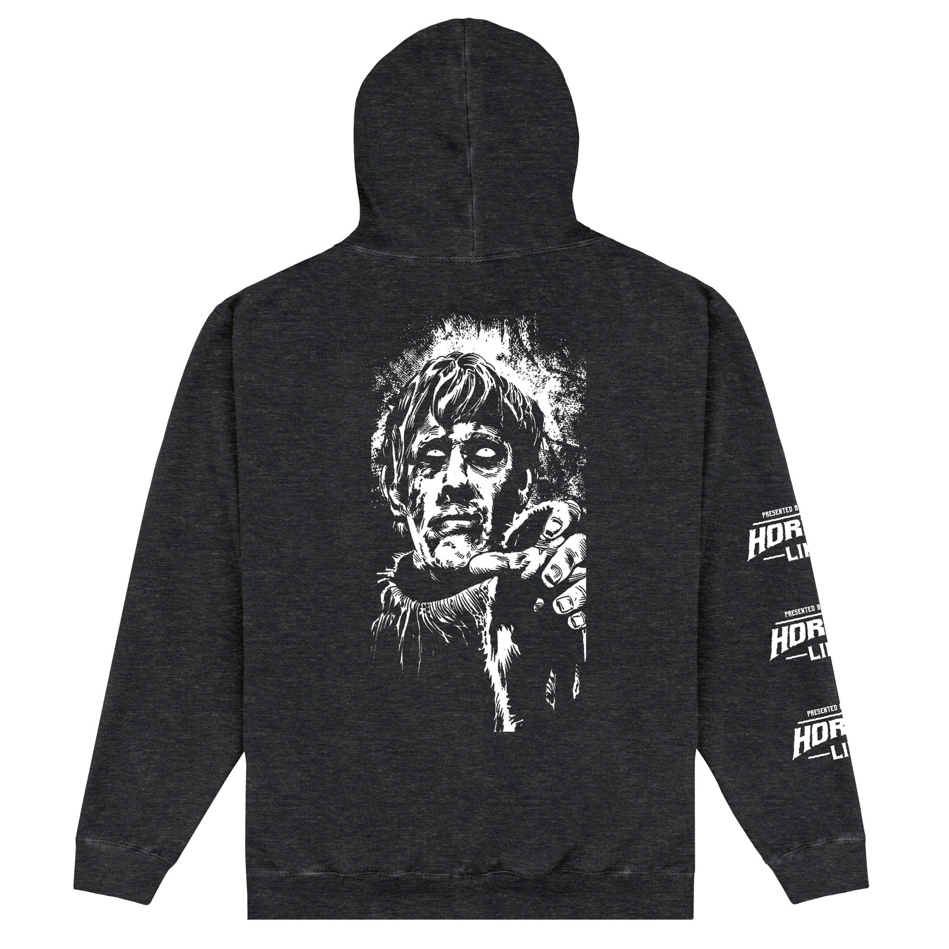 Black - Back - Horror Line Unisex Adult Plague Of The Zombie Hoodie