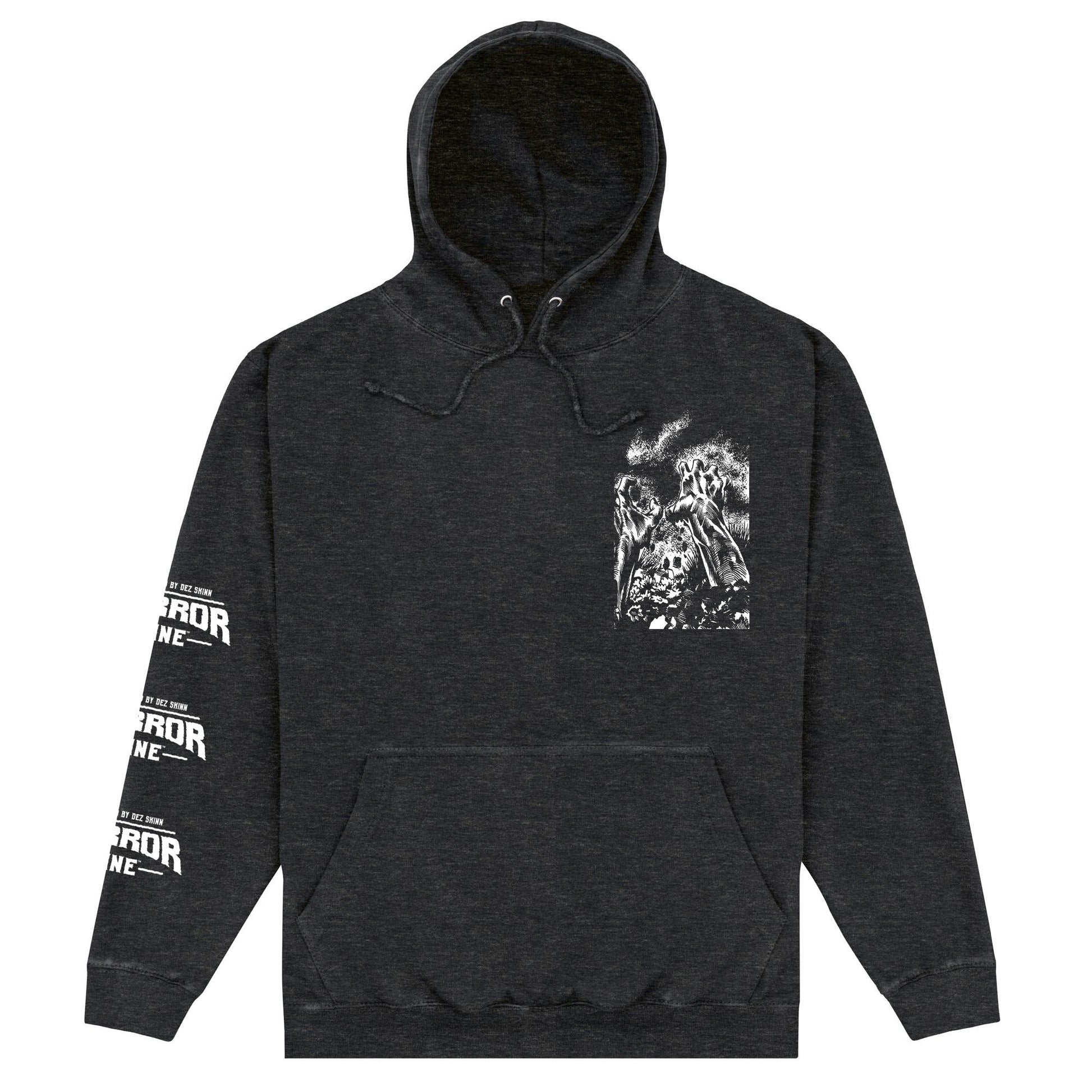 Black - Front - Horror Line Unisex Adult Plague Of The Zombie Hoodie