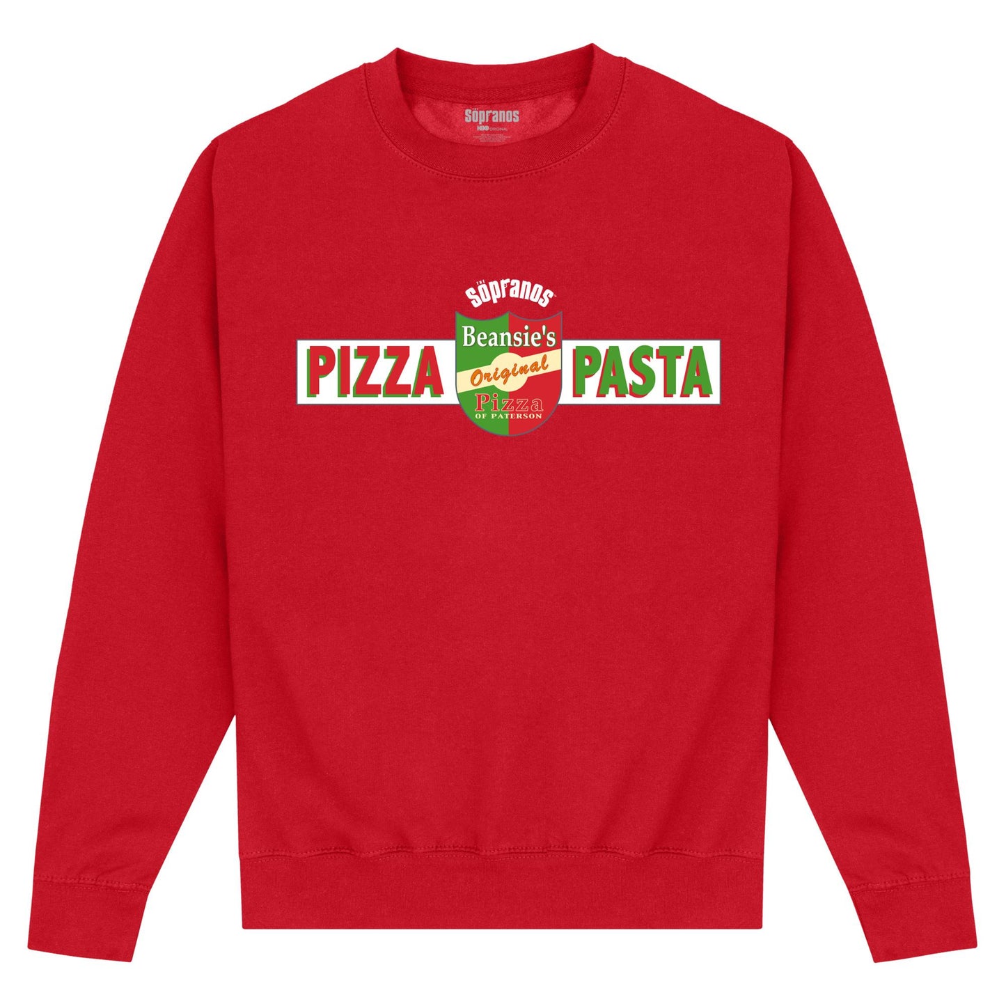 Red - Front - The Sopranos Unisex Adult Beansies Sweatshirt