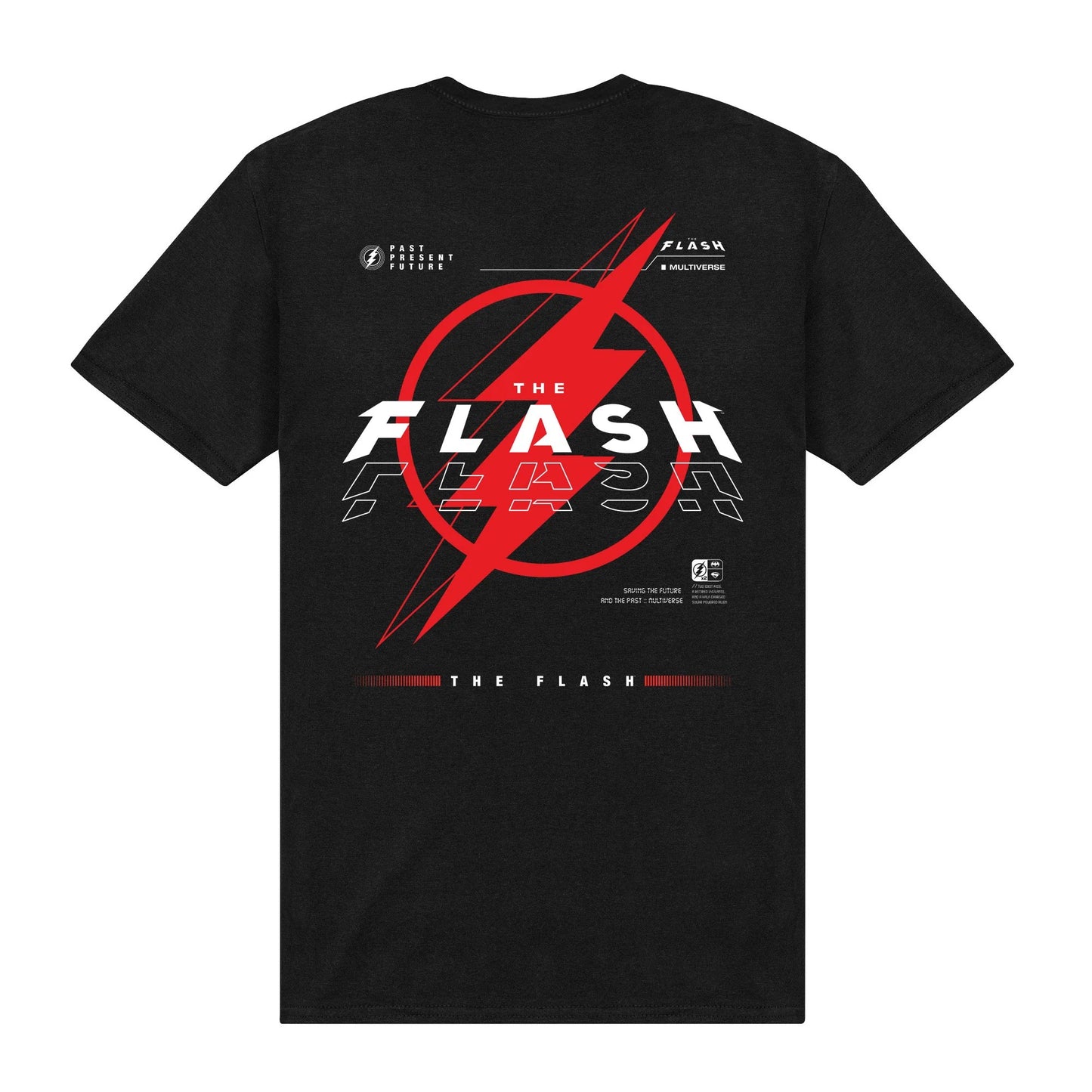 Black - Back - The Flash Unisex Adult Past Present And Future T-Shirt